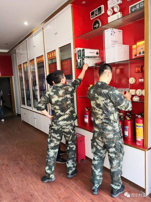 万宁突击检查市场上销售的消防器材产品